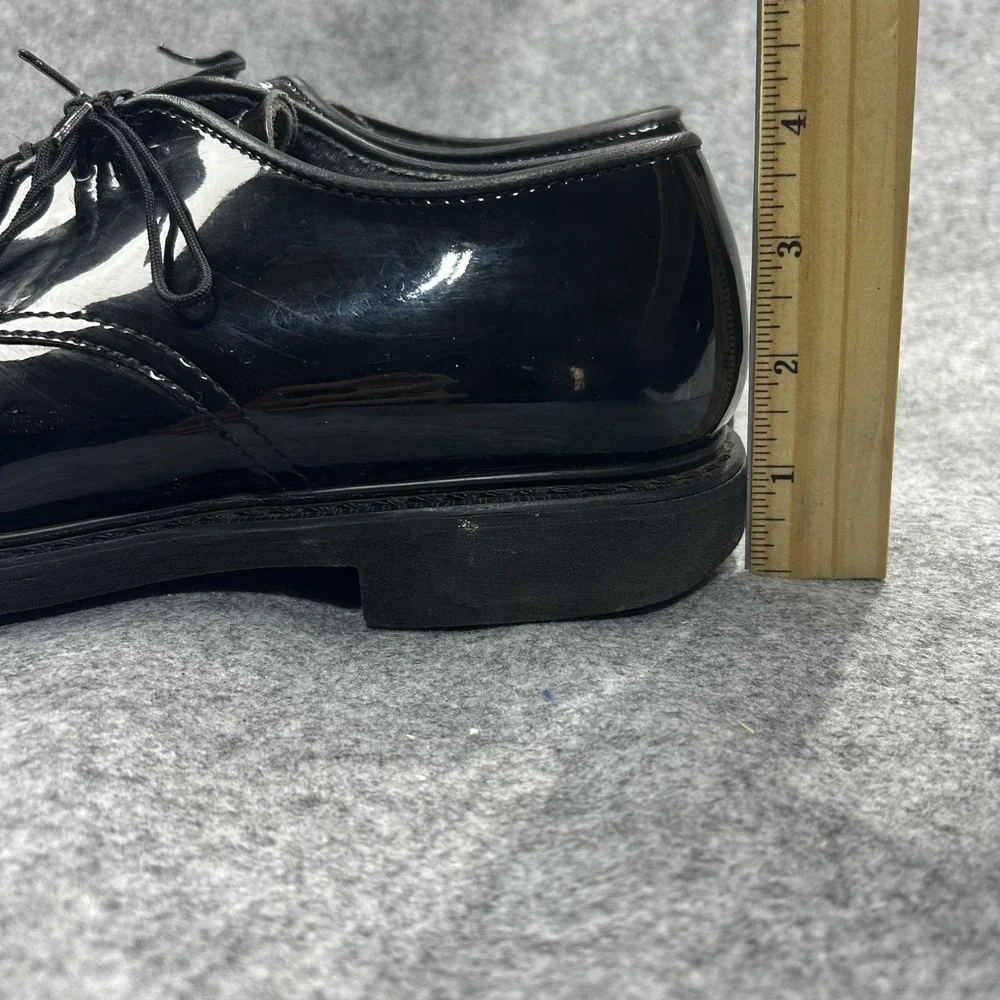 Capps 90263 Dress Shoes 8.5 D Black Patent Leather High Shine Formal